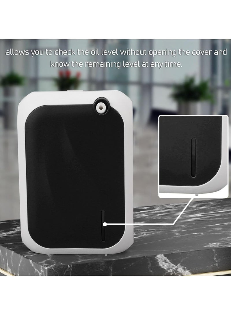 Atomizing Essential Oil Diffuser, Smart Scent Air Machine for Home, Waterless Essential 140ML Oil Diffuser with 4 Speed Adjustment and BT APP Control for Hotel SPA