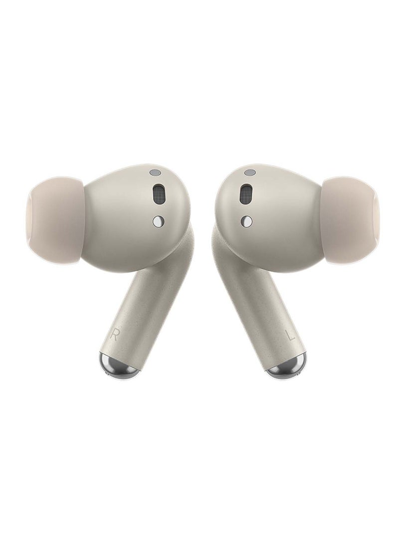 Moto Buds+ Powered By Bose, Wireless Earphone, Tws Bluetooth Earbuds ,  Anc, Dolby Atmos Unique Design, Hi-Res Sound, Quick Charge, Long Battery Life, Water Resistant Beach Sand