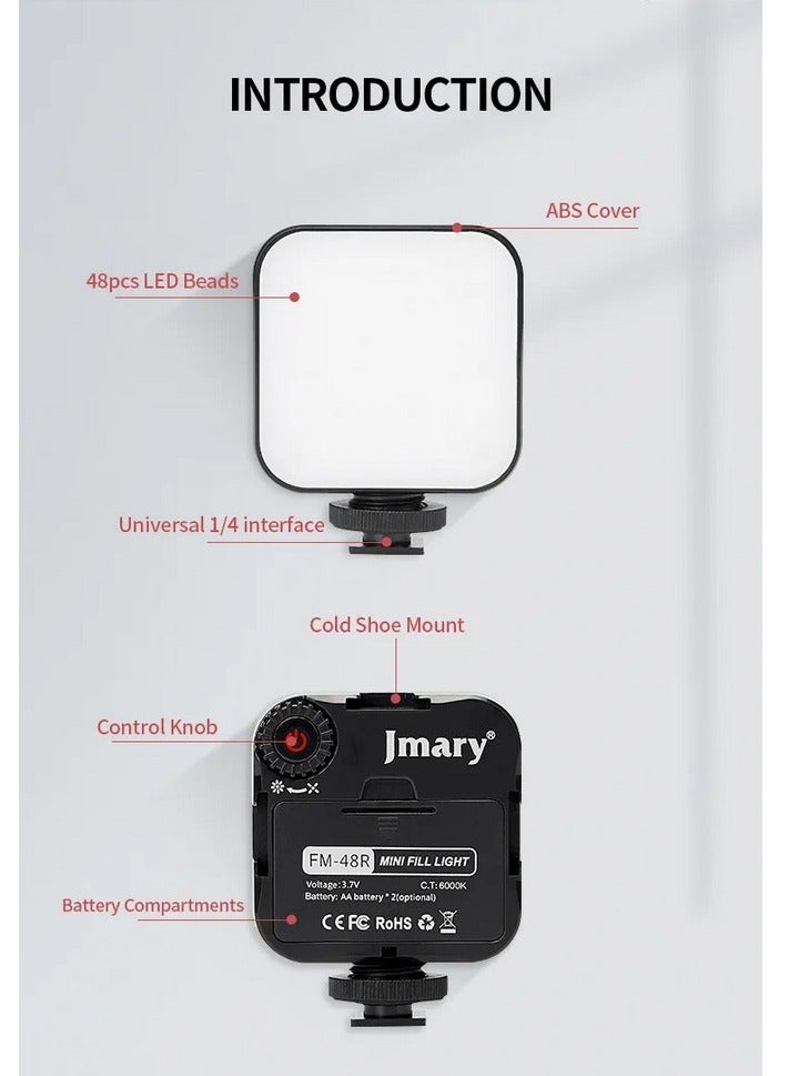 Jmary FM-48R 3.7V Mini Portable Video Light