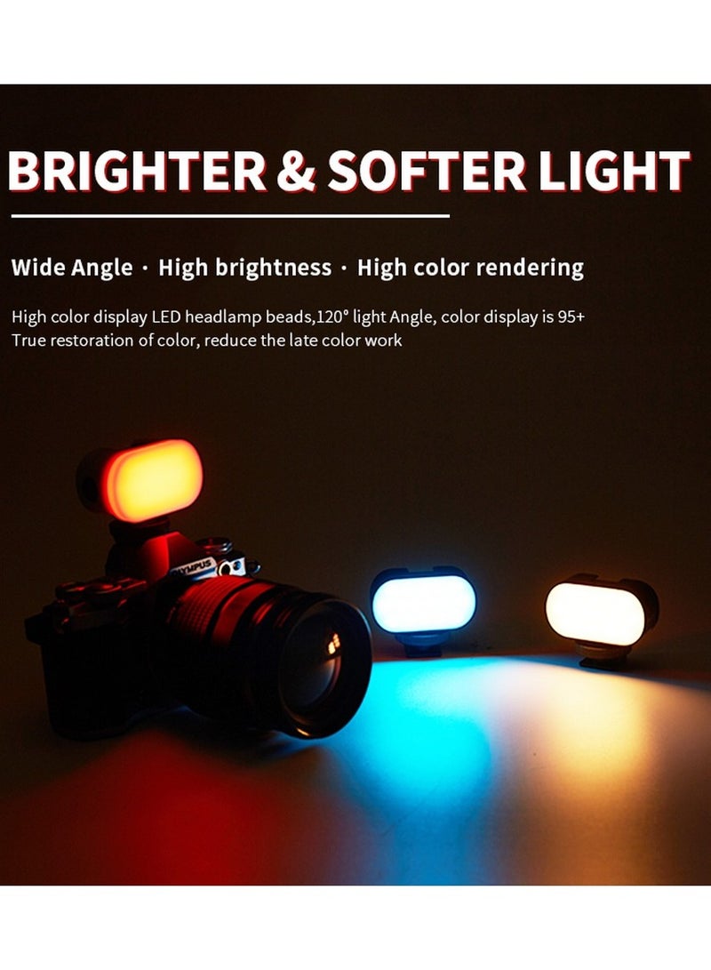 Jmary FM-16 Mini Portable Rechargeable RGB Video Fill Light with 750 mAh Built-In Lithium Battery