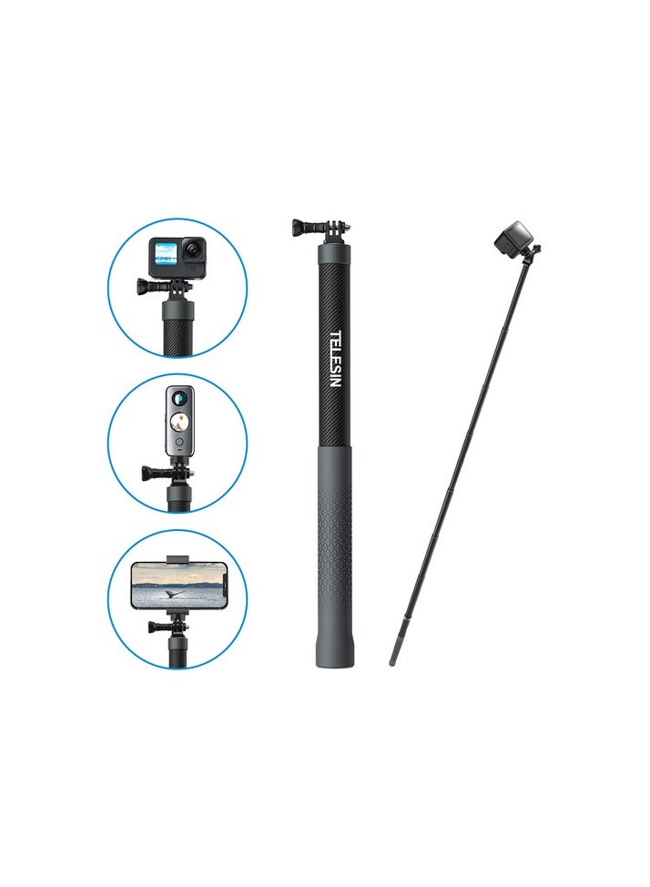 TELESIN 9.8' Carbon Fiber Selfie Stick