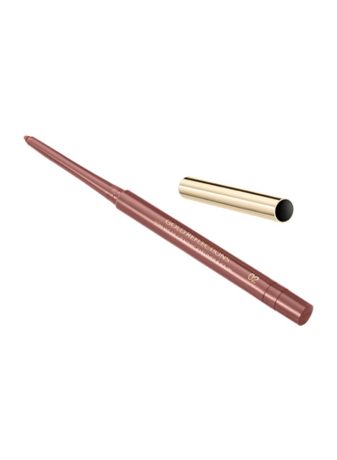 Gold Reflections 10H Wear Graphic Eyeliner And Kajaloasis Bronze