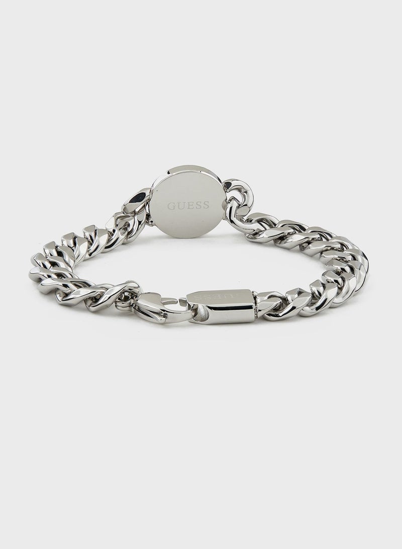 Casual 19Mm Coin Pattern Bracelet Bracelet