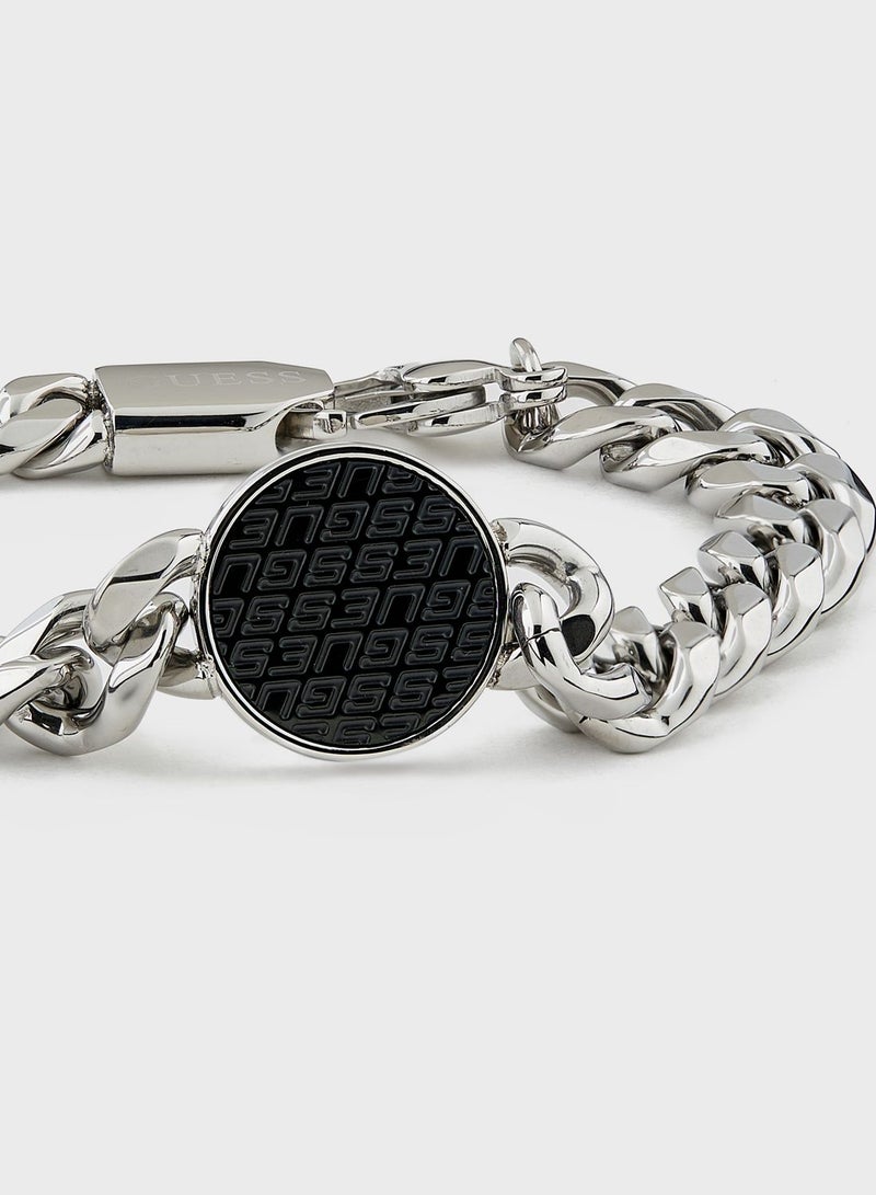 Casual 19Mm Coin Pattern Bracelet Bracelet