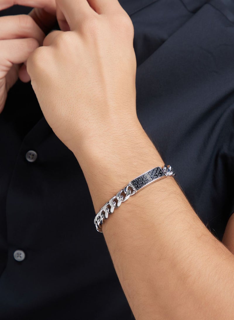 Casual 19Mm Coin Pattern Bracelet