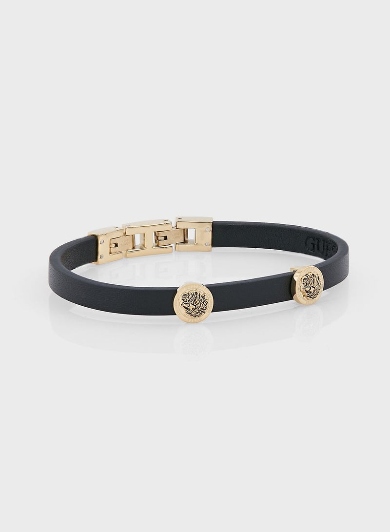 Jumb03013Jwygt/U Lion Coin Bracelet