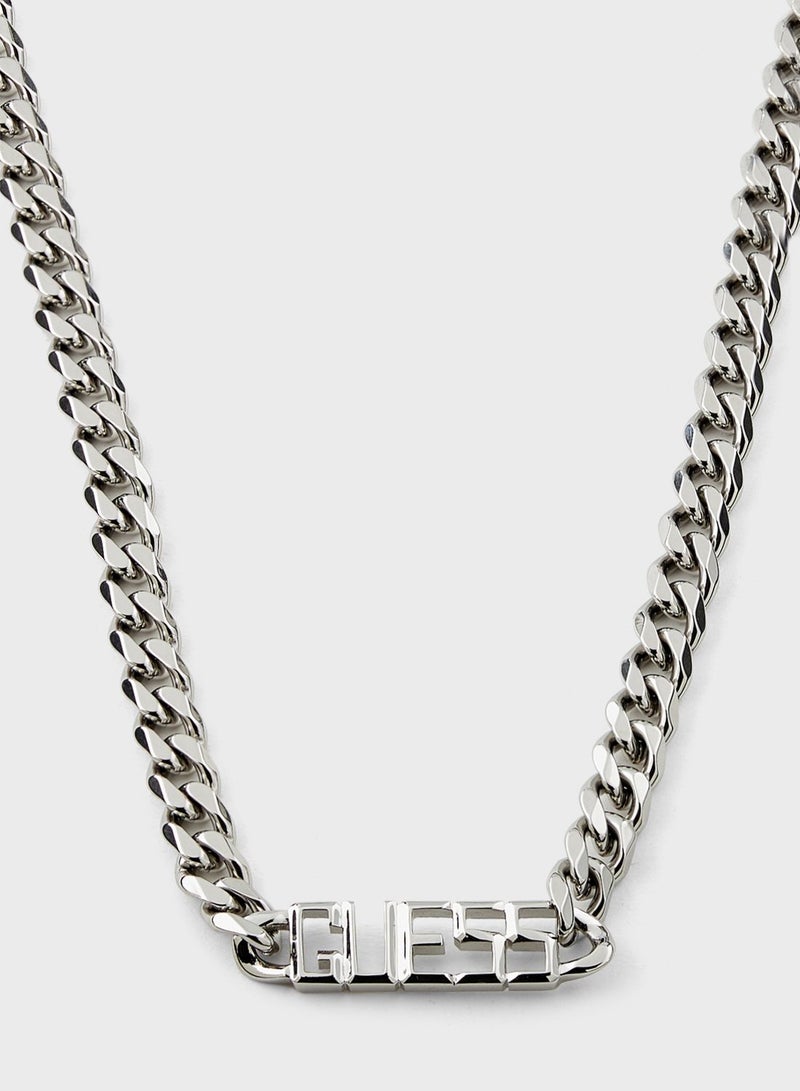 Logo 7Mm Chain Necklace