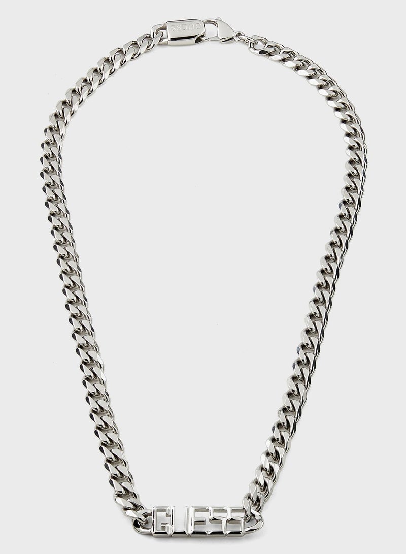 Logo 7Mm Chain Necklace