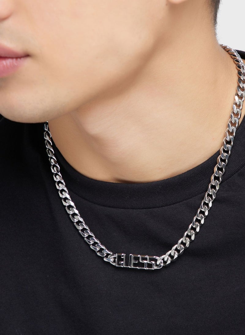 Logo 7Mm Chain Necklace