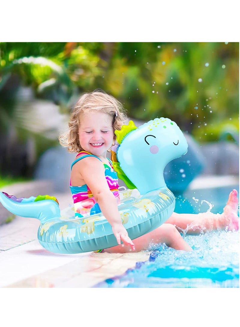 Baby Pool Float Infant Pool Floats with Safty Seat for Kids Toddlers Age 0-5 Under 110lbs for Inflatable Pool Beach Outdoor