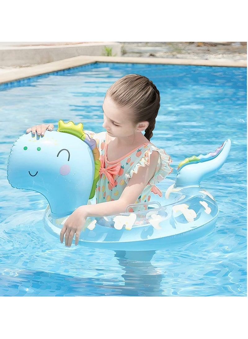 Baby Pool Float Infant Pool Floats with Safty Seat for Kids Toddlers Age 0-5 Under 110lbs for Inflatable Pool Beach Outdoor