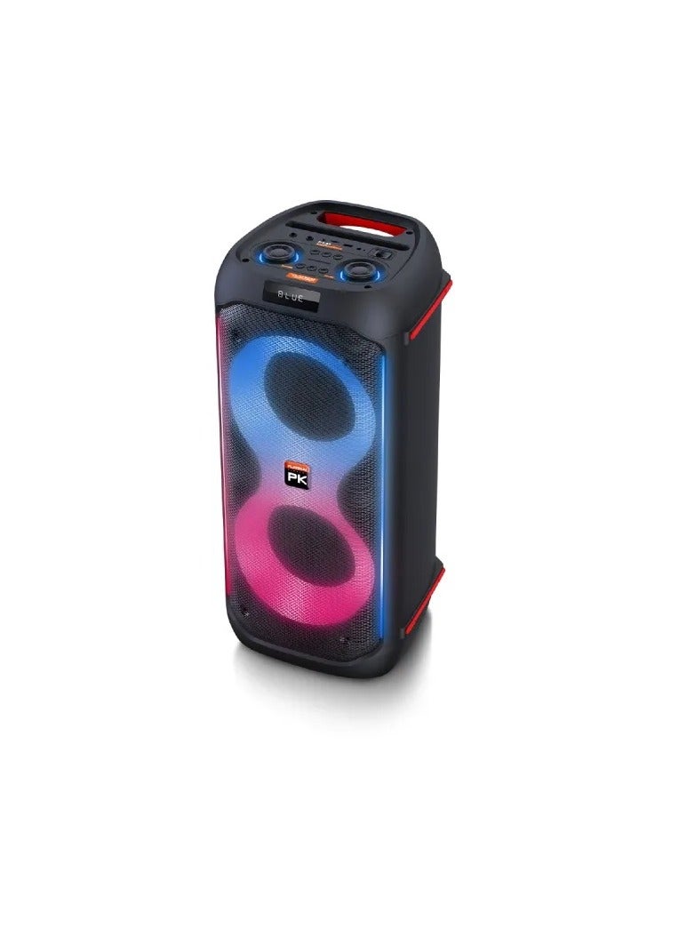 DK65 Duo Built-in Karaoke Party Jukebox with 2 Wireless Mic , Included 22K Songs English & Tagalog .