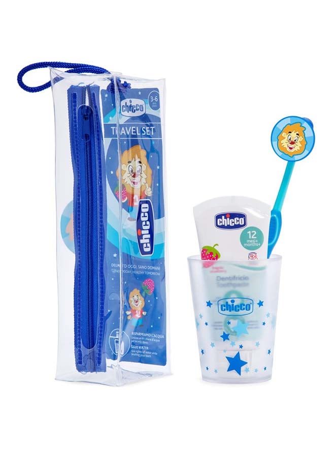 Oral Hygiene Set 3Y+ Travel Kit Boy, Blue