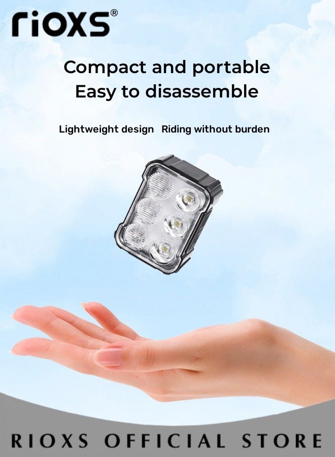 Bicycle Tail Light Set,Ultra Rechargeable Bright Bike Light,USB Charging Bicycle Tail Light,Smart Sensor Riding Light For Night Road Cycling,Waterproof Headlight Taillight,Easy To Install