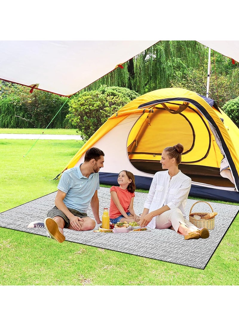 Camping Mat Foam Foil Blanket, Moisture-Proof Aluminum Foil Foam Pad Double-Sided Insulated Sleeping Pad Picnic Thermal Mat for Beach Hiking Reflecting Heat