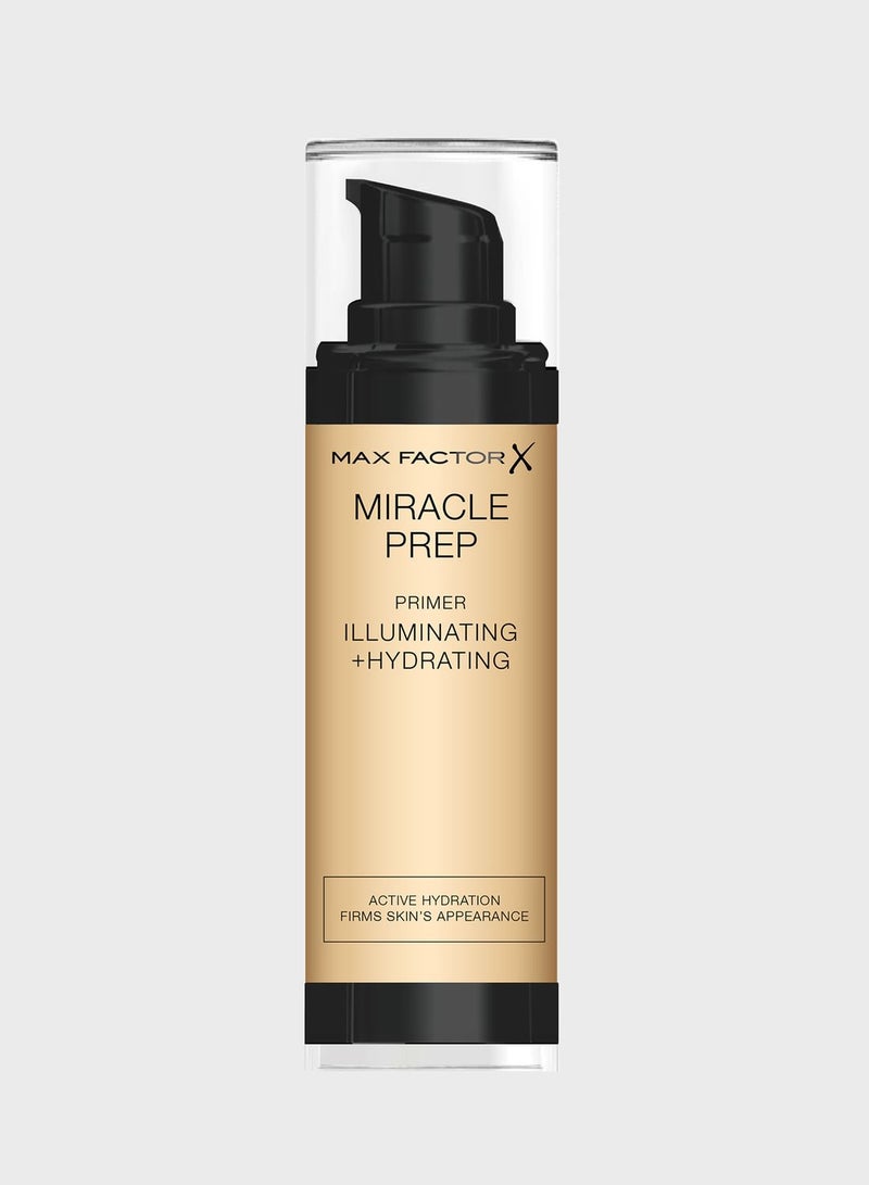 Max Factor Miracle Prep Illuminating & Hydrating Primer – Transculent, 30ml