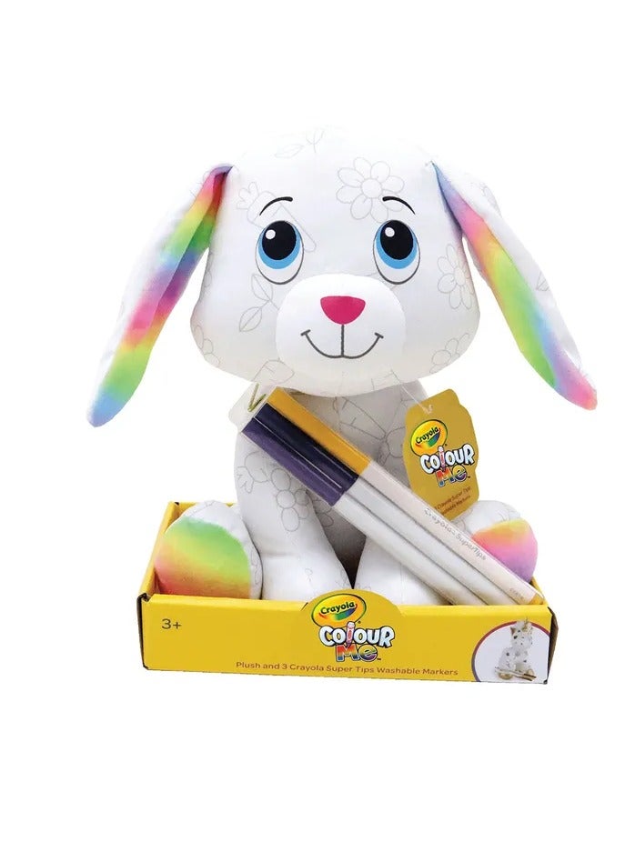 Colour Me Plush Toy - Bunny - White