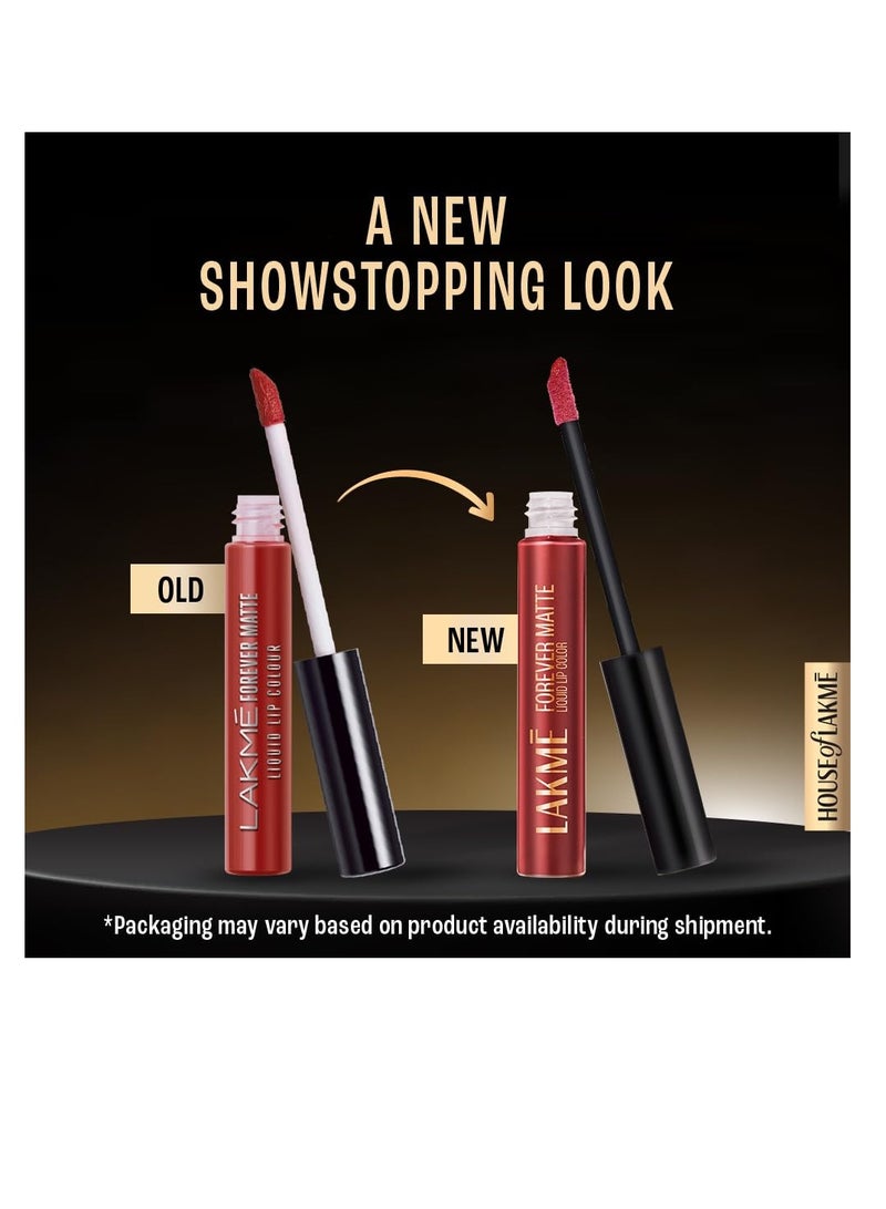 Lakmé Forever Matte Liquid Lip Colour Pink Glam 5.6 ml