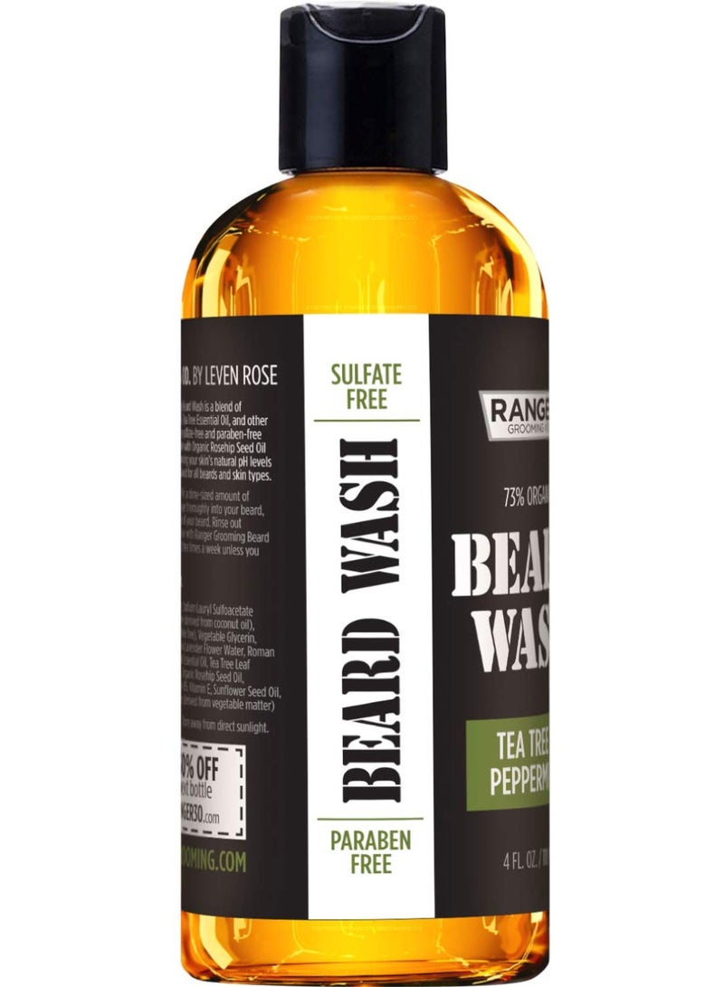 Bear Wash Shampoo Tea Tree + Peppermint, 118ml