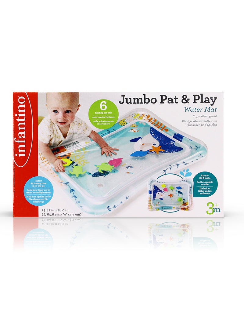 Jumbo Pat And Play Water Mat Ocean (Suitable From 3 Months)