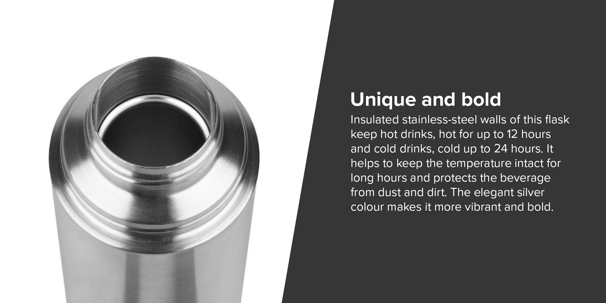 Senator Vacuum Flask Silver 0.4Liters