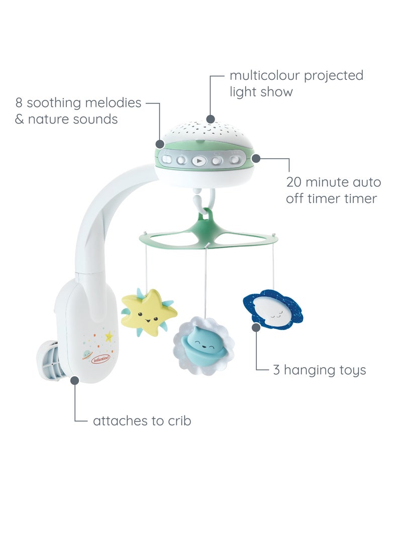 3-in-1 Projector Musical Mobile Toy With Soothing Music (Suitable From Birth)