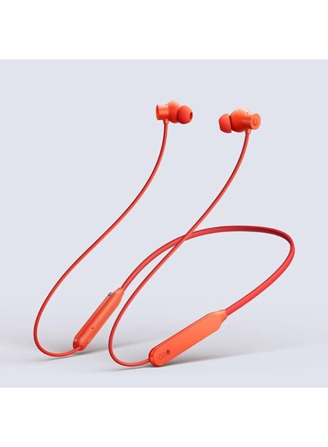 Neckband Pro, With Ultra Bass Technology, Upto 50dB Noise Cancellation, Upto 37 Hours Of Playback Time, Dual Connection Supported Orange