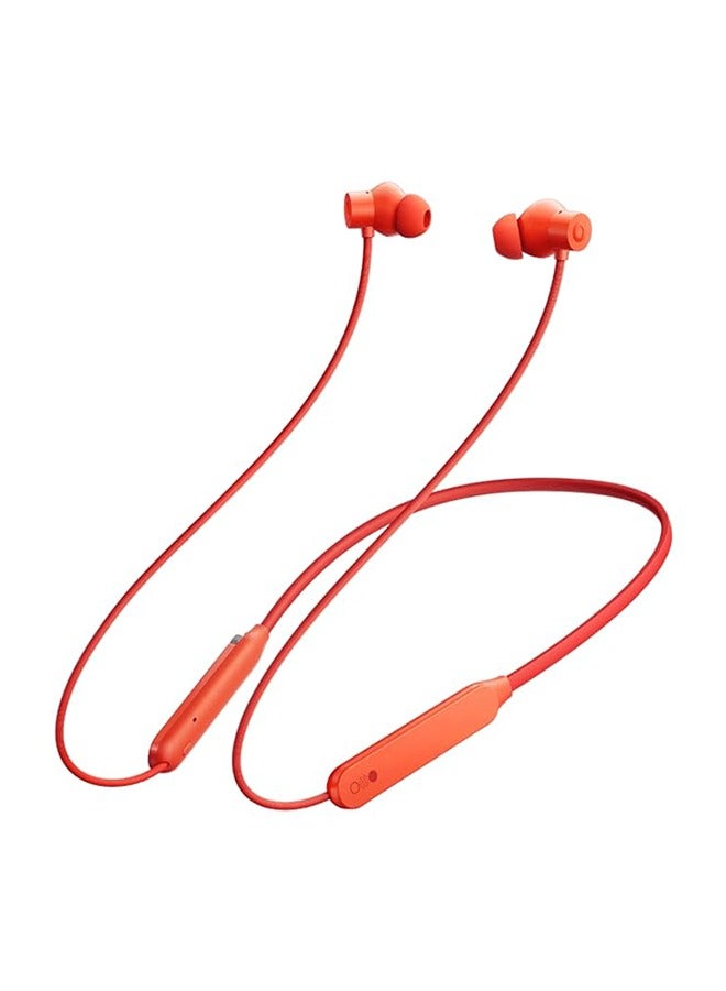 Neckband Pro, With Ultra Bass Technology, Upto 50dB Noise Cancellation, Upto 37 Hours Of Playback Time, Dual Connection Supported Orange