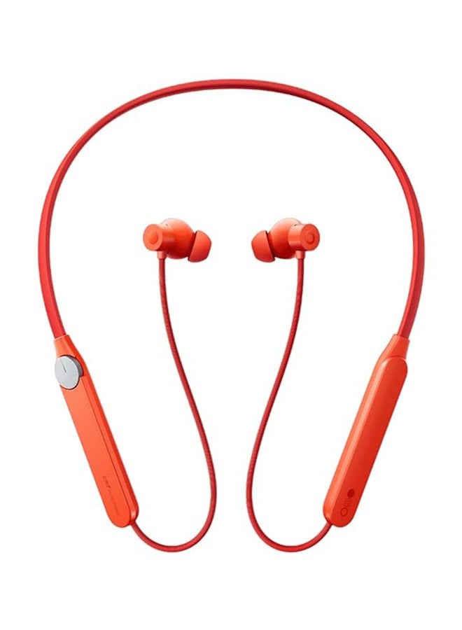 Neckband Pro, With Ultra Bass Technology, Upto 50dB Noise Cancellation, Upto 37 Hours Of Playback Time, Dual Connection Supported Orange