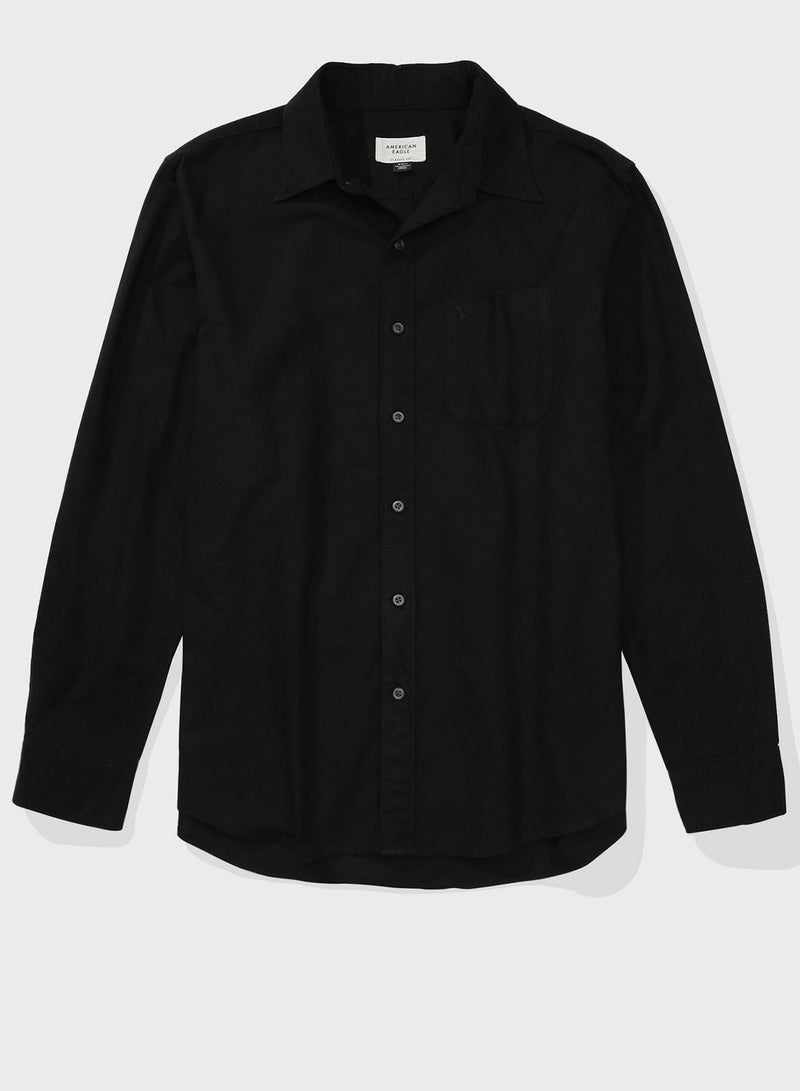 Regualr Fit Button Up Oxford Shirt