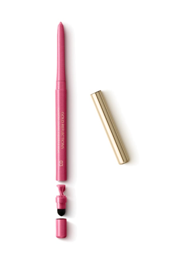 Gold Reflections 10H Wear Graphic Eyeliner And Kajalpink Bloom