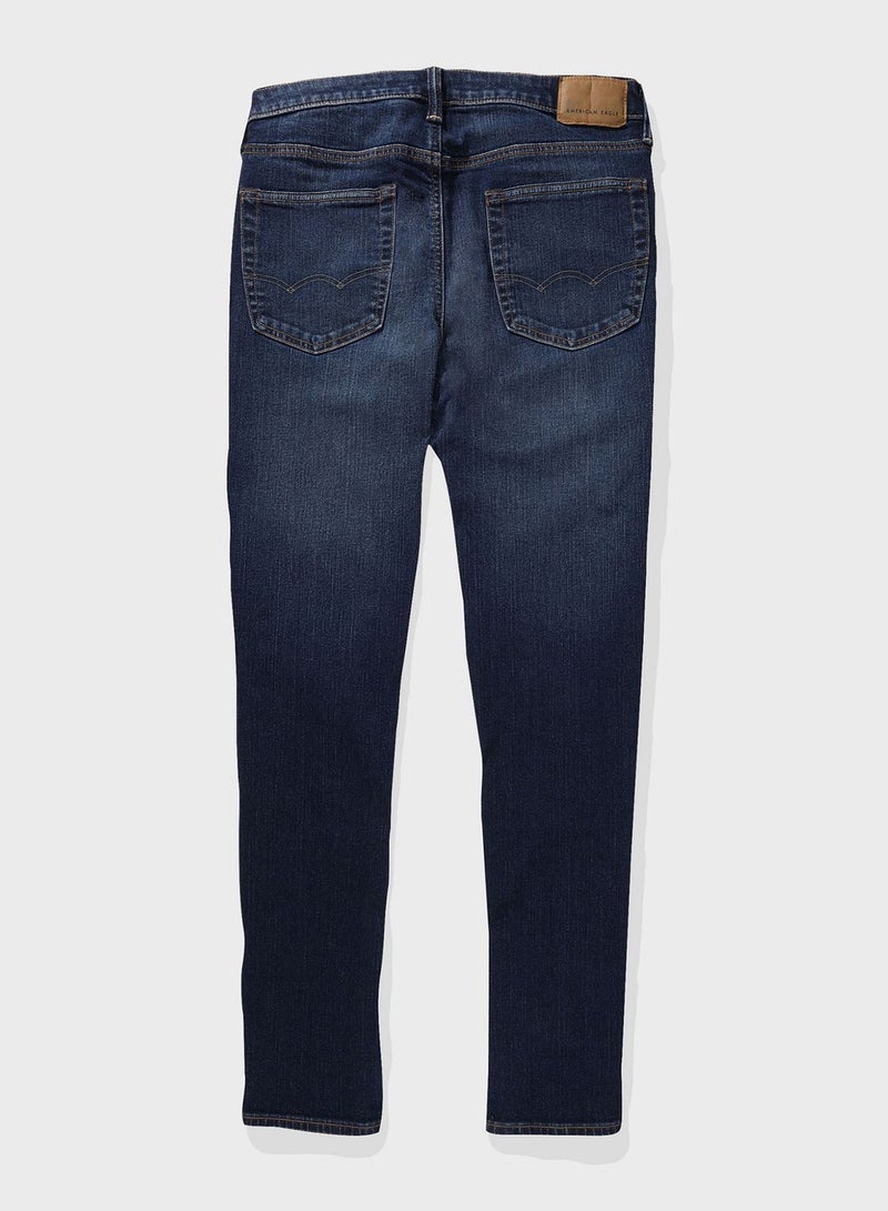 Light Wash Slim Fit Jeans