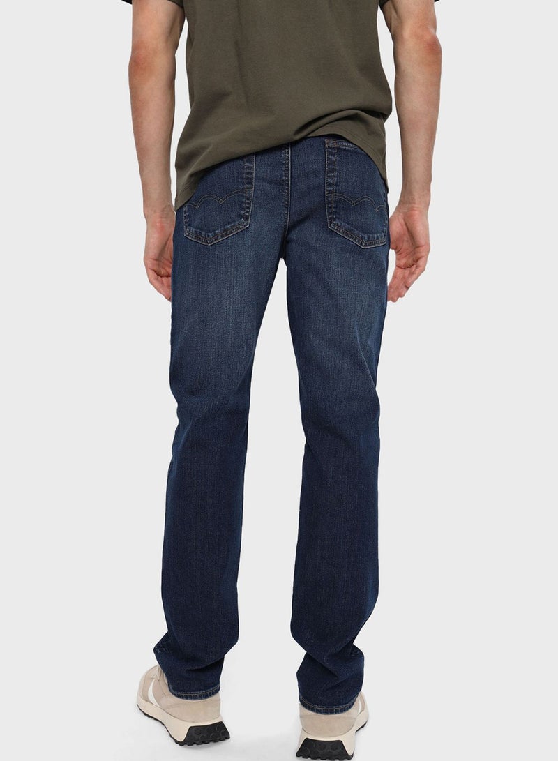 Light Wash Slim Fit Jeans