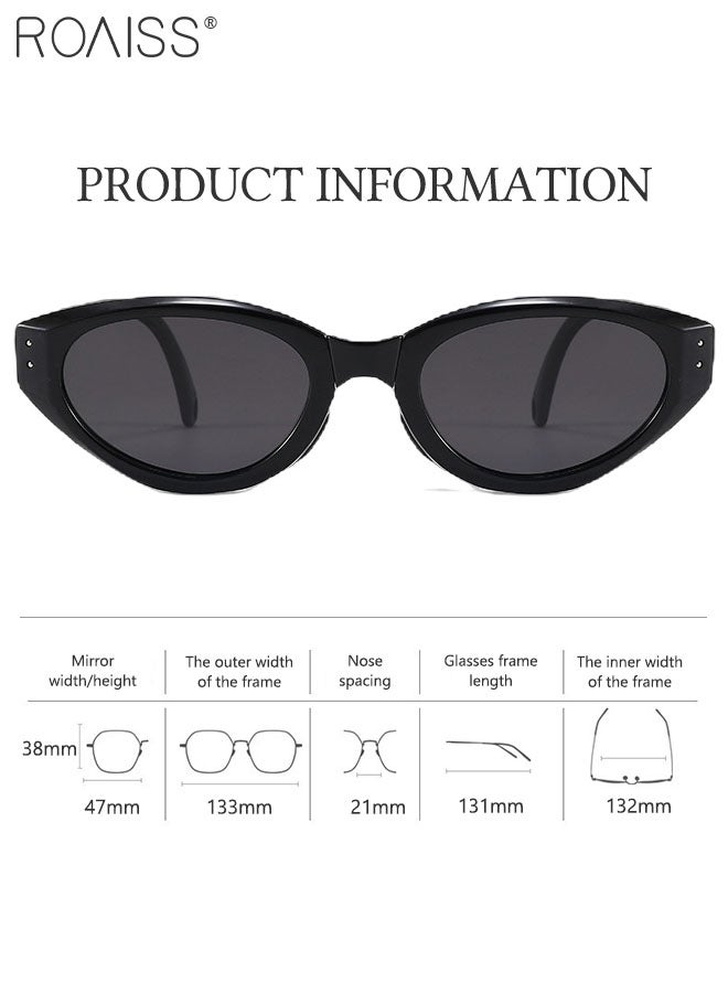 Cat Eye Folding Polarized Sunglasses for Kids, UV400 Protection Cute Beach Holiday Sun Glasses, Foldable Sun Shades with Small Portable Box for Boys Girls and Children Age 3-12