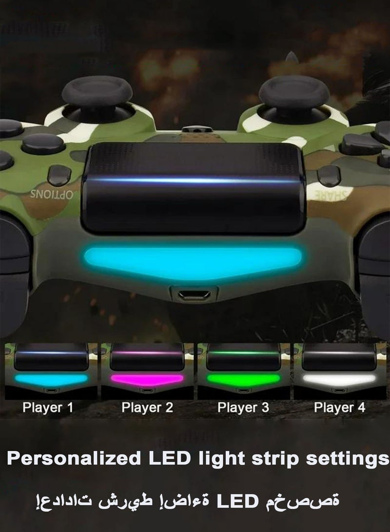 Dualshock Wireless Controller For PlayStation 4 Green Camoflage
