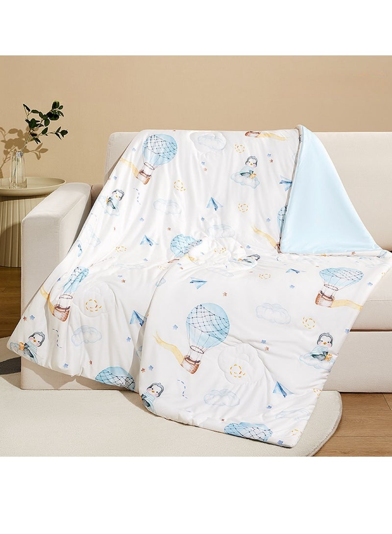 Baby Soft Blanket Cooling Comforter Blanket for Baby Toddler Kids Sleeping, Nap, Travel Size 120X150CM