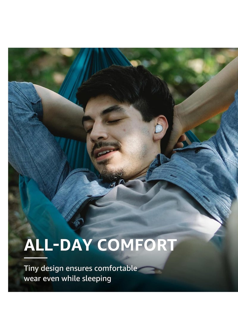 TOZO A1 Mini Wireless Earbuds Bluetooth 5.3 in Ear Light-Weight Headphones Built-in Microphone, IPX5 Waterproof, Immersive Premium Sound Long Distance Connection Headset with Charging Case, Blue