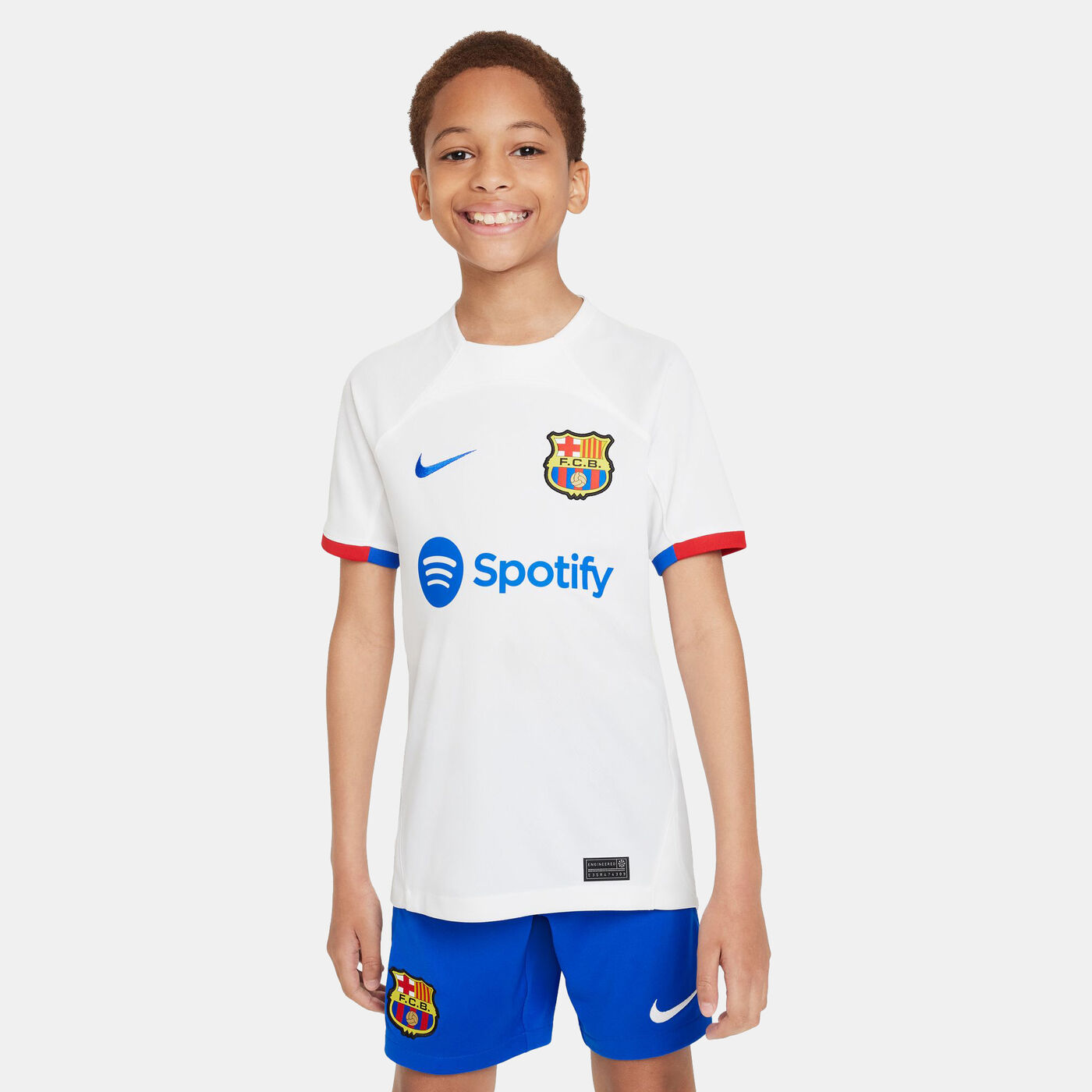 Kids' FC Barcelona Dri-FIT Stadium Away Football Jersey - 2023/24 (Older Kids)