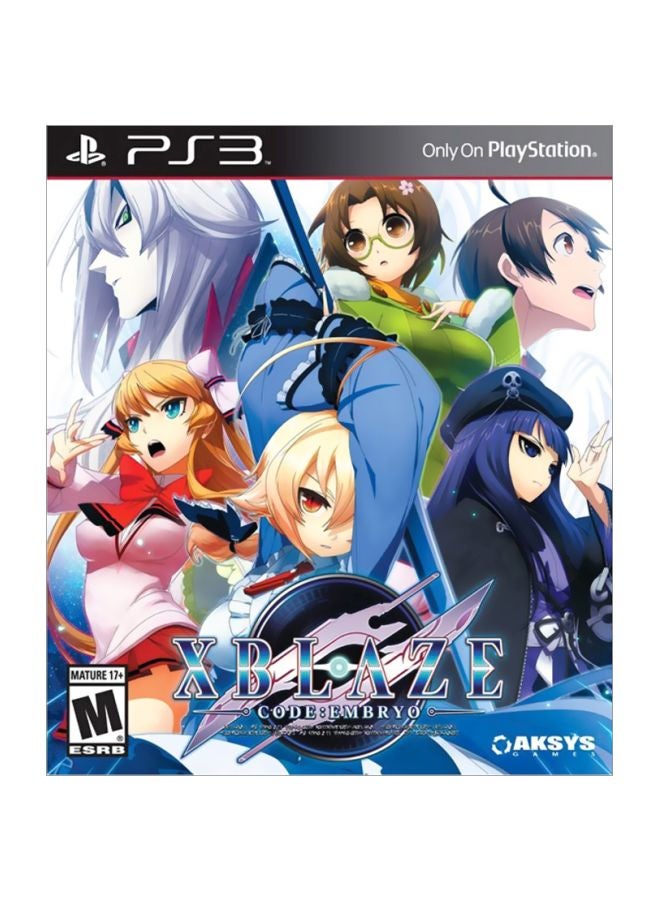 X Blaze Code: Embryo For PlayStation 3 - fighting - playstation_3_ps3