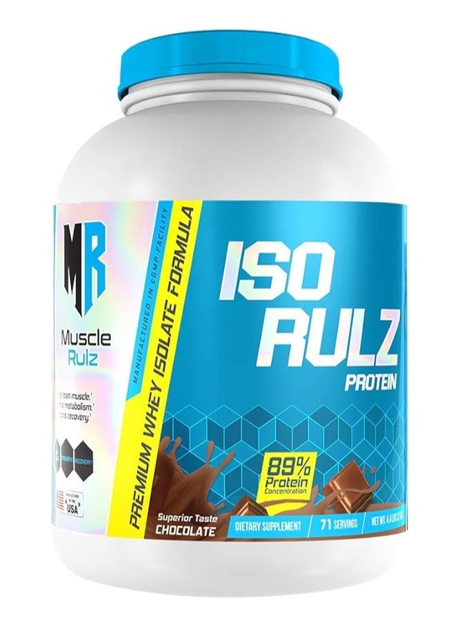 ISO Rulz Protein 5 lbs Chocolate Flavor 75 Serving