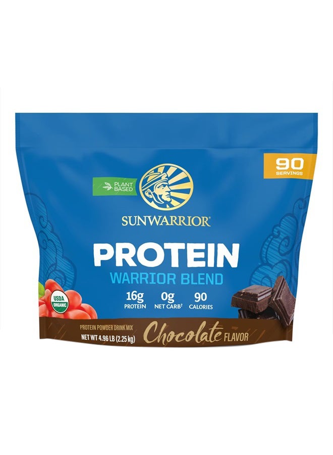 Vegan Organic Protein Powder Plantbased Chocolate 90 Servings