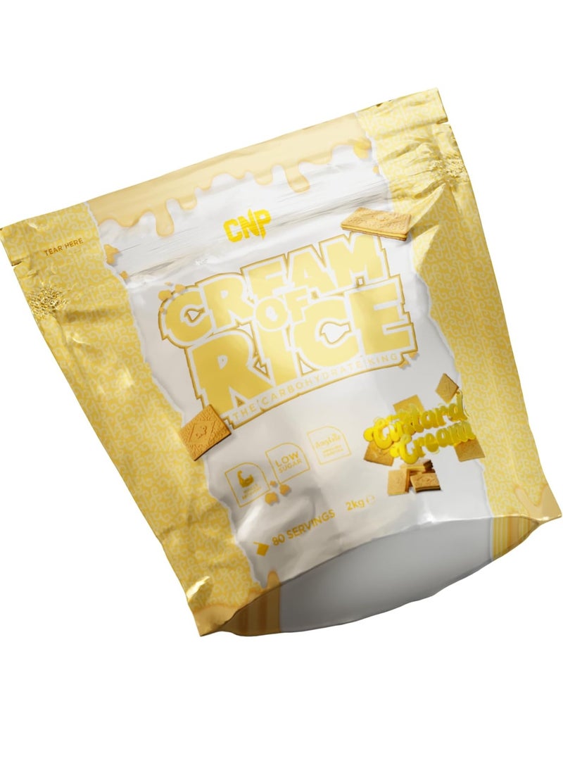 CNP Cream of Rice 2kg Vanilla Custard Cream Flavor 80 Serving