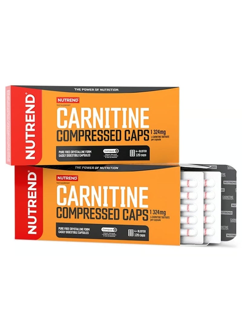 Nutrend Carnitine Compressed 1324mg 120 Capsule