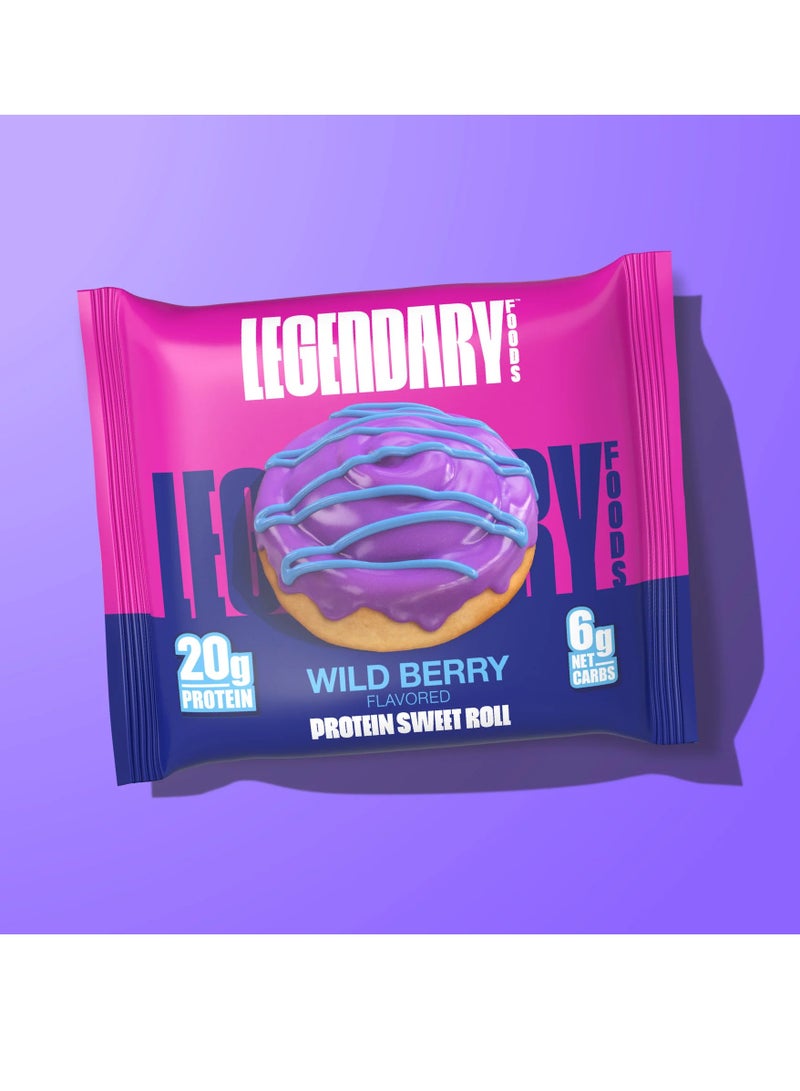 LGD Protein Sweet Roll 67g Wild Berry (1x8)