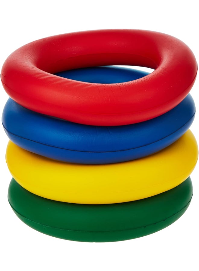 Pu Dount Set Of 4 10'' (Red,Yellow,Blue,Green) @Fs