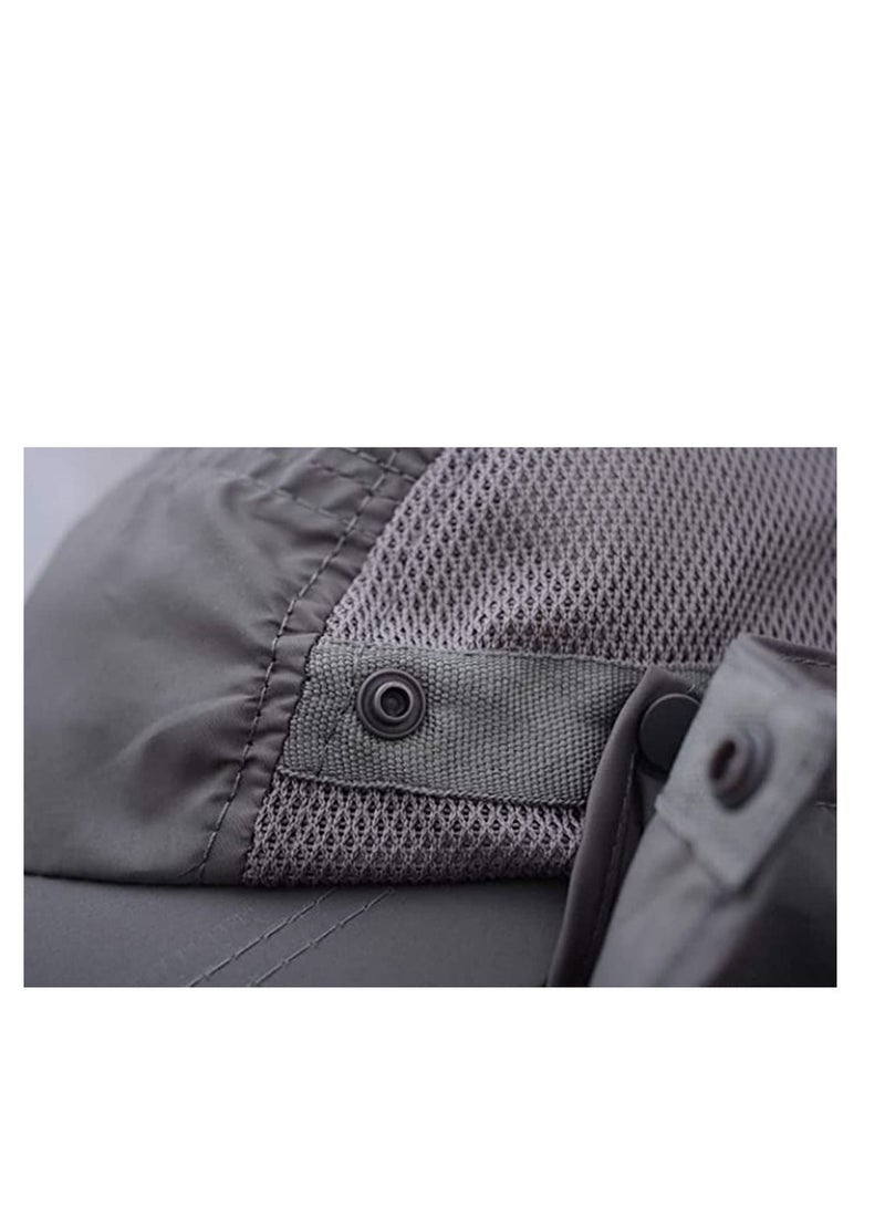 Sun Hat UV Sun Protection Neck Flap Cap UPF 50 Folding Fishing Hat Summer Outdoor Sport Wide Brim Hat Free Sunscreen for Women  Men