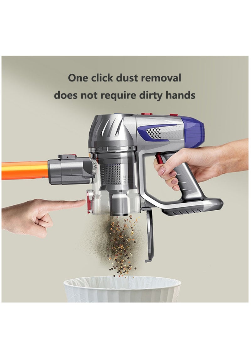 Cordless Vacuum Cleaner, 9000pa Powerful Suction Vacuum with LED Display, Lightweight Stick Vacuum for Carpet and Hard Floor Pet Hair