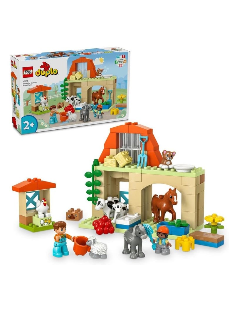 LEGO Duplo Caring For Animals At The Farm 10416 Learning & Education Toys Set (74 Pieces)