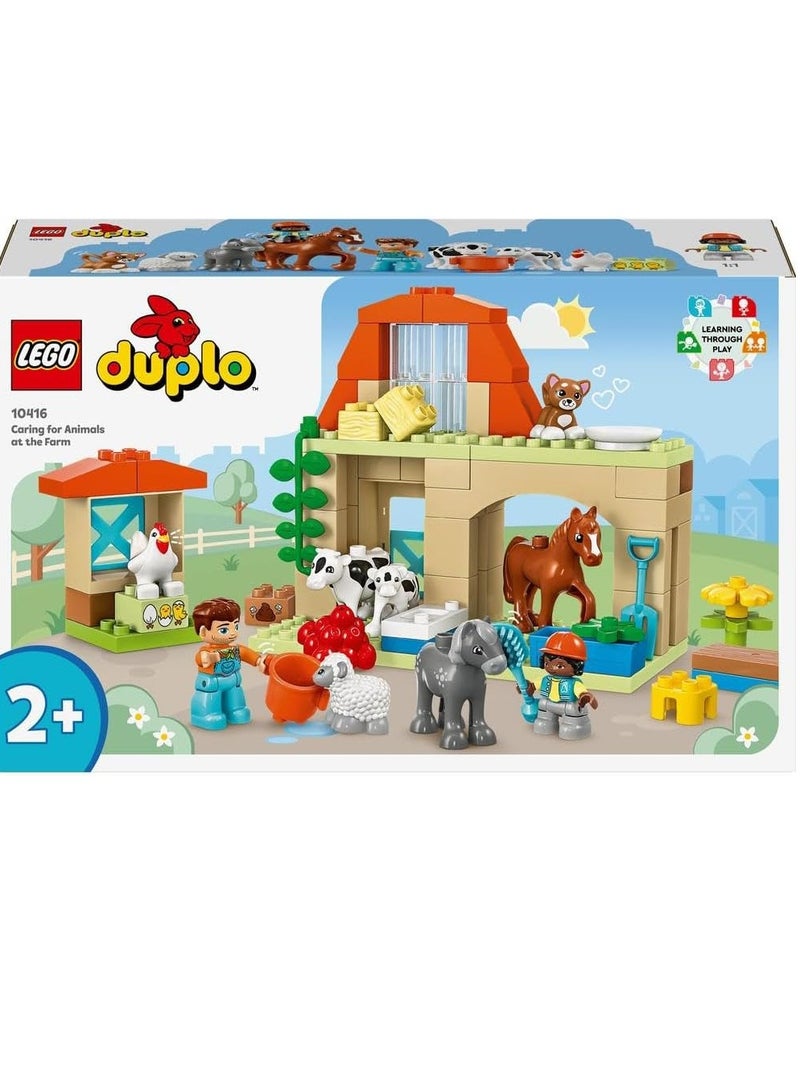 LEGO Duplo Caring For Animals At The Farm 10416 Learning & Education Toys Set (74 Pieces)