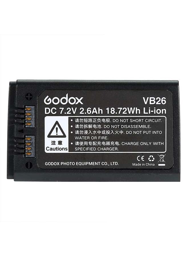 Godox VB26 V1 Flash Battery for V1C V1N V1S V1O V1F Camera Flash